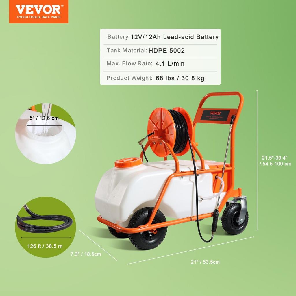 Sprayer Pressure Sprayer Backpack Sprayer Garden Sprayer 60L 0-90PSI