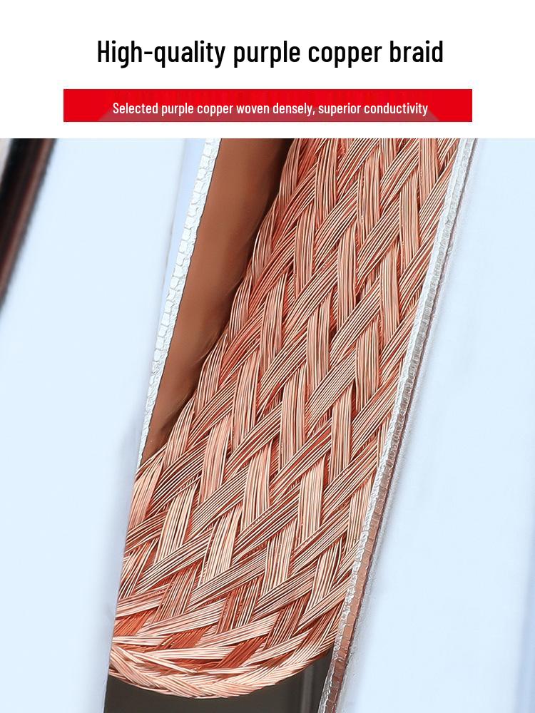 Pure Copper Electric Welding Ground Clamp - Thickened Welding Pliers and Handle for Argon Arc Welding Machine Grounding Accessories.