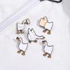 Design Adorable Animal Brooch Featuring Cute Cartoon Duck And Swan Styles For Unique Accessories Fashion