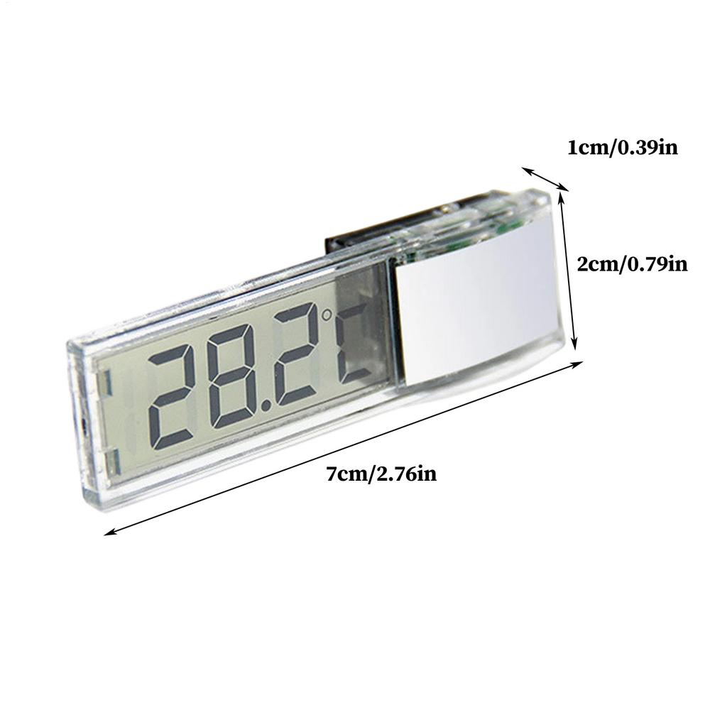 Digital Aquarium Thermometer Large LCD Screen with Suction Cup Accurate Water Temperature Gauge for Freshwater & Saltwater Fish