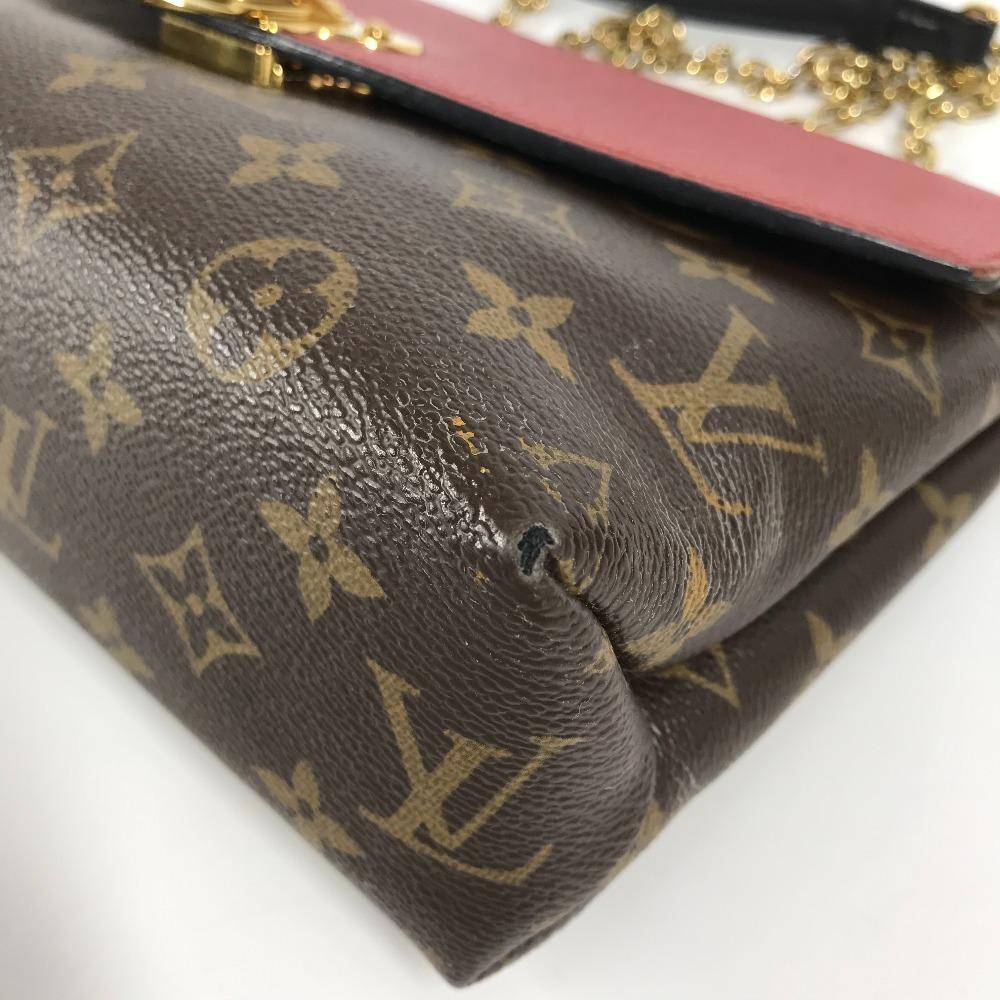 Louis Vuitton M43713 Monogram sampras seed Crossbody Chain Pochette Shoulder Bag