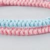 2 Pcs Friendship Bracelets Hand-woven Braided Rope Adjustable Woven Bracelet Symbolic Colors for Meaningful Unity Symbol