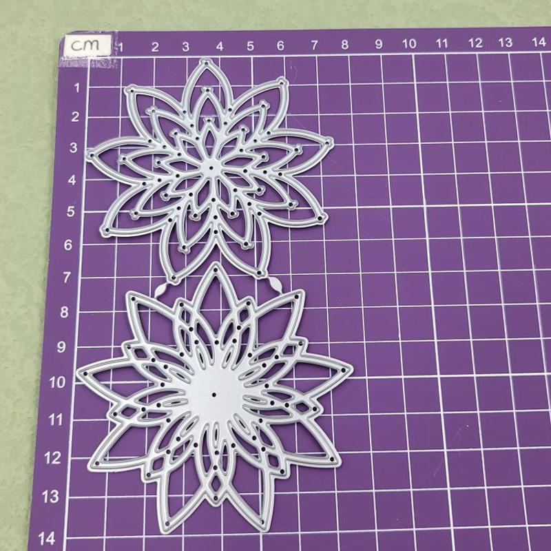Flower Pattern Design Style Metal Cutting Die Stencil for DIY Scrapbooking Album Photo Embossing Paper Card Craft Decor