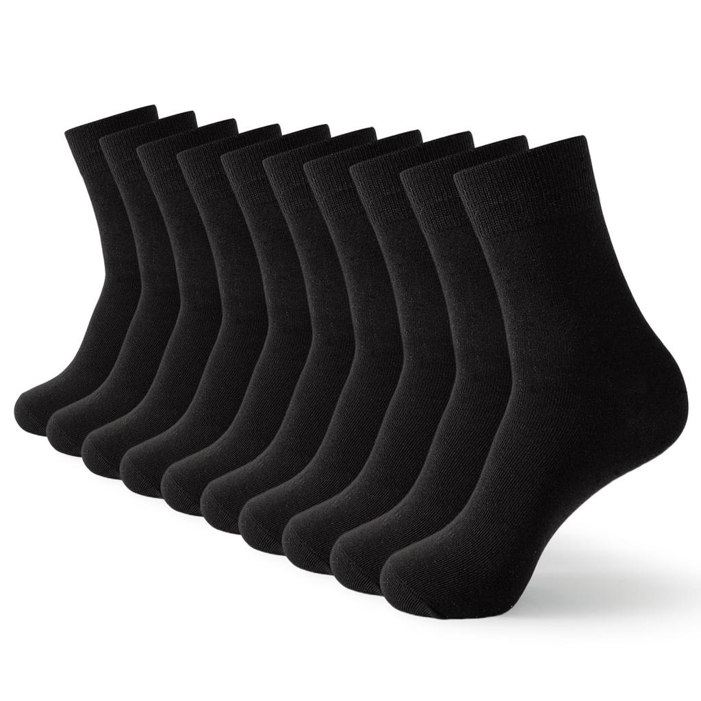 Set of Combed Sweat Suitable for All Casual [Josnown] Women's Socks, 10, Cotton, Absorbent, Deodorizing, Breathable, Seasons, Cute, Business, Socks,