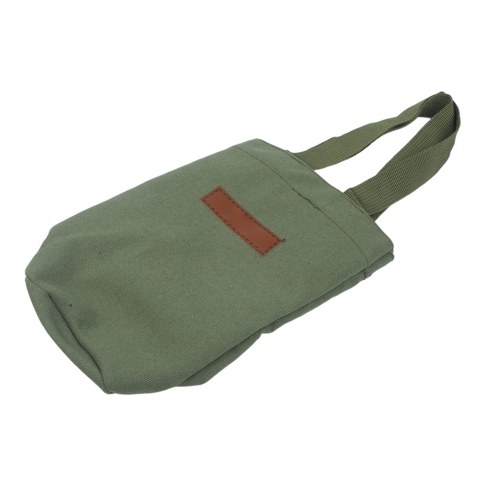

Insulated Mug Bag Water Bottle Pouch Lightweight Design Green