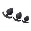 Unisex Silicone Anal Plug 5 Sizes round Butt Plug Wearable Stopper Adult Sex Toy for Men/Women Trainer