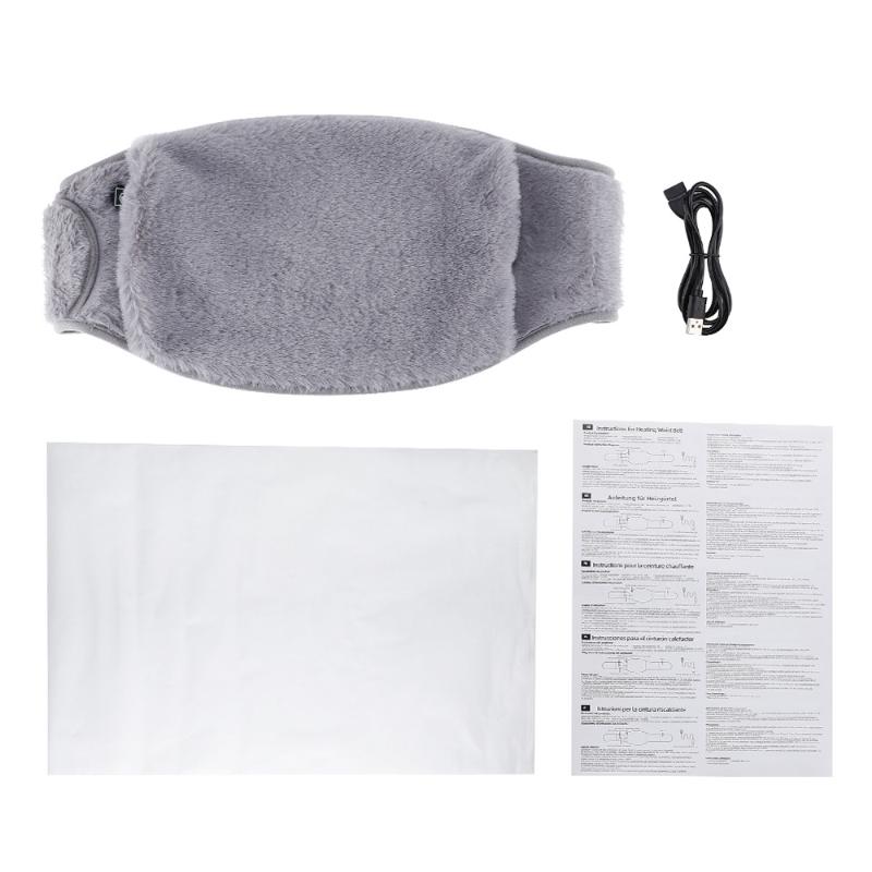 Electric Heating Belt Hand Warmer Winter Heater Waist Warmers Hot Compress Abdominal Lumbar Uterus Warming Pad USB Charging