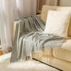 Sofa Throw & Bed Runner - Woven Air Conditioning Shawl for Summer Naps