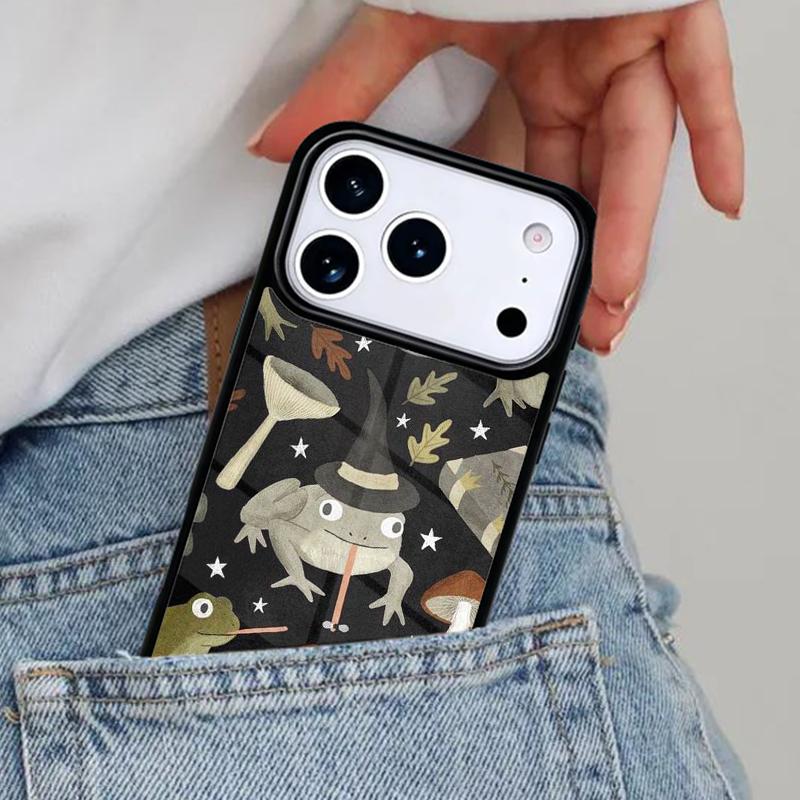 Witch Frog Phone Case for iPhone 17ProMax 12 13 14 15 16e 17 Pro Max Plus Air Cover