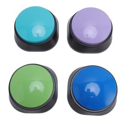 4PCS Voice Recording Buttons Pet Talking Training Buzzer for Cat Dog Communicating Home Classroom 4