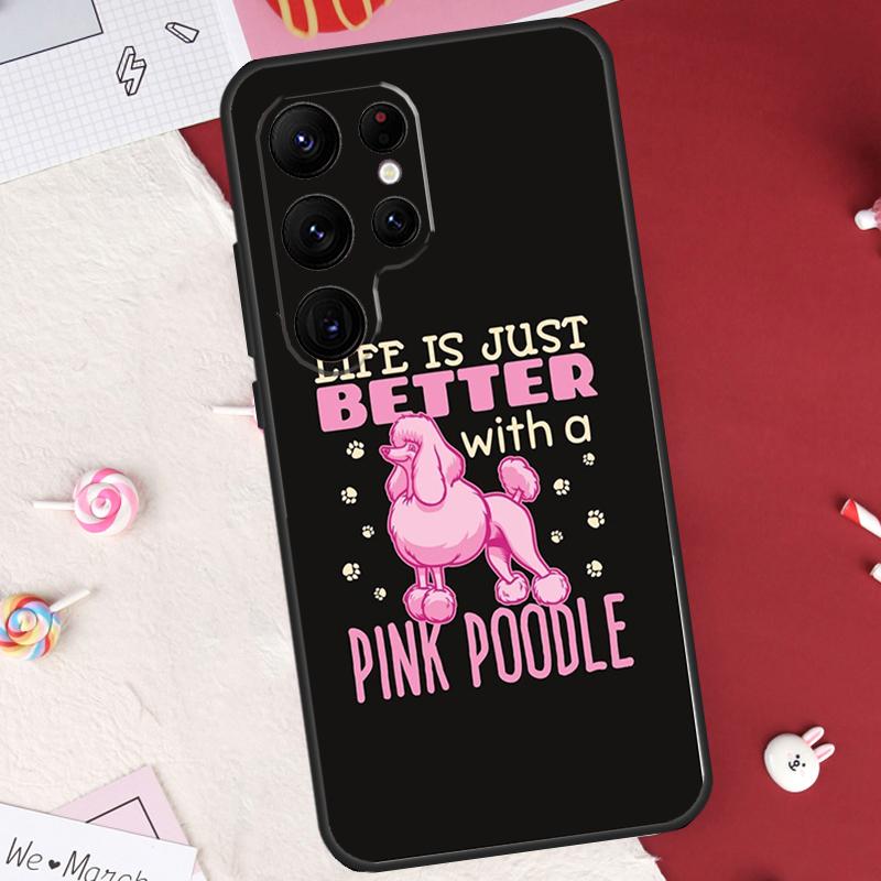 Poodle Dog Cartoon Case For Samsung Galaxy S26 Ultra S20 S21 S22 S23 S24 S25 Ultra S10 Plus S25 FE Cover Shell