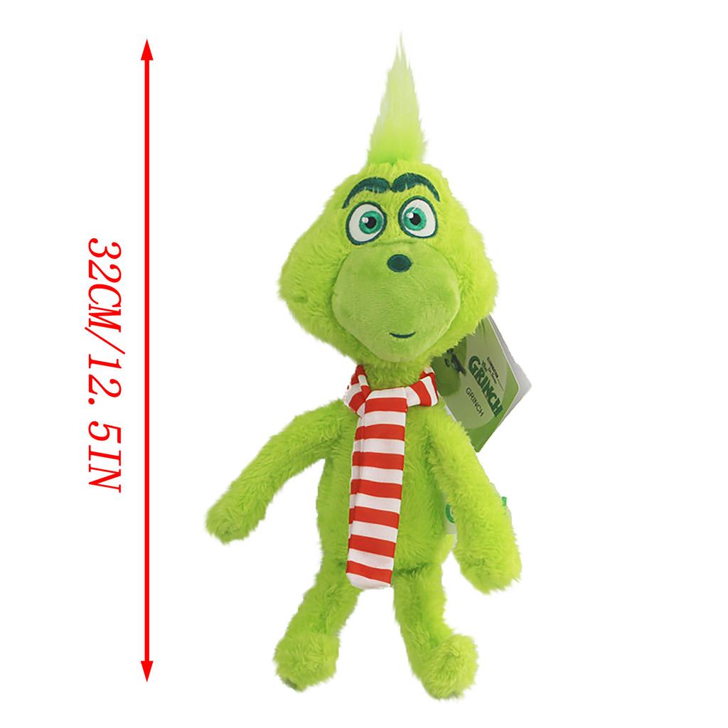 Christmas Plush Toys Green Monste-r Plush Doll, For Boys And Girls, Christmas Decorations