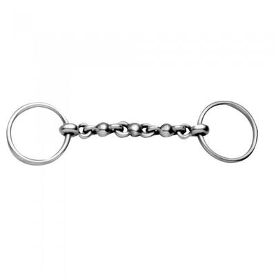 Korsteel Nerezová ocel Waterford Loose Ring Bradoon Snaffle Bit