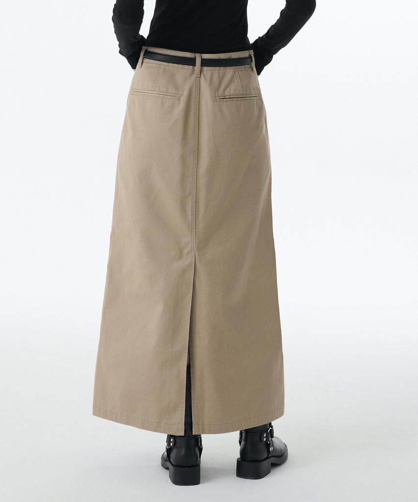 Musinsa Standard Woman Women'S Cp Maxi Skirt [Beige]