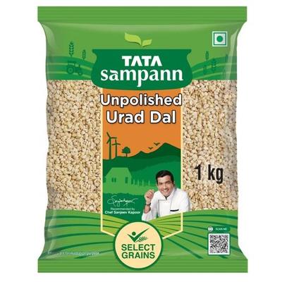 TATA Sampann Nieoszlifowany Urad Dal (Rozdzielać), 1 kg