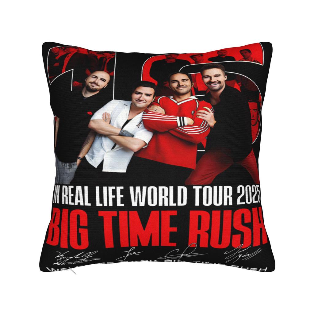 Pillow Case Big Time Rush Print Pillow Cover For Living Room Bed Chair Funny Pillowcases
