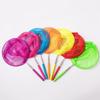 Yousheng Kids Telescopic Fishing Net 5-Section Retractable Stainless Steel Pole Outdoor Butterfly Catcher Net Anti-slip Handle Lightweight Landing