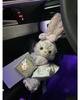 Charming Car Ornaments: Plush Passenger Seat Toys & Decorations for Women, Perfect for Tesla.