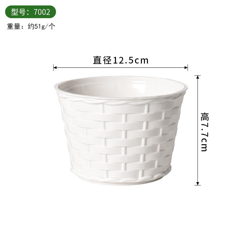 Thickened Plastic Flower Pot, Durable Planter for Succulents Phalaenopsis, DIY Faux Plant Decor, Home Garden Container