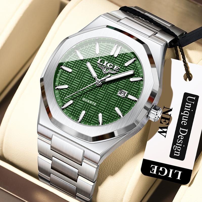 

Quartz Watches For Men Fashion Business Date Chronograph Clock Male Outdoor Sport Waterproof Luminous Man Wristwatch