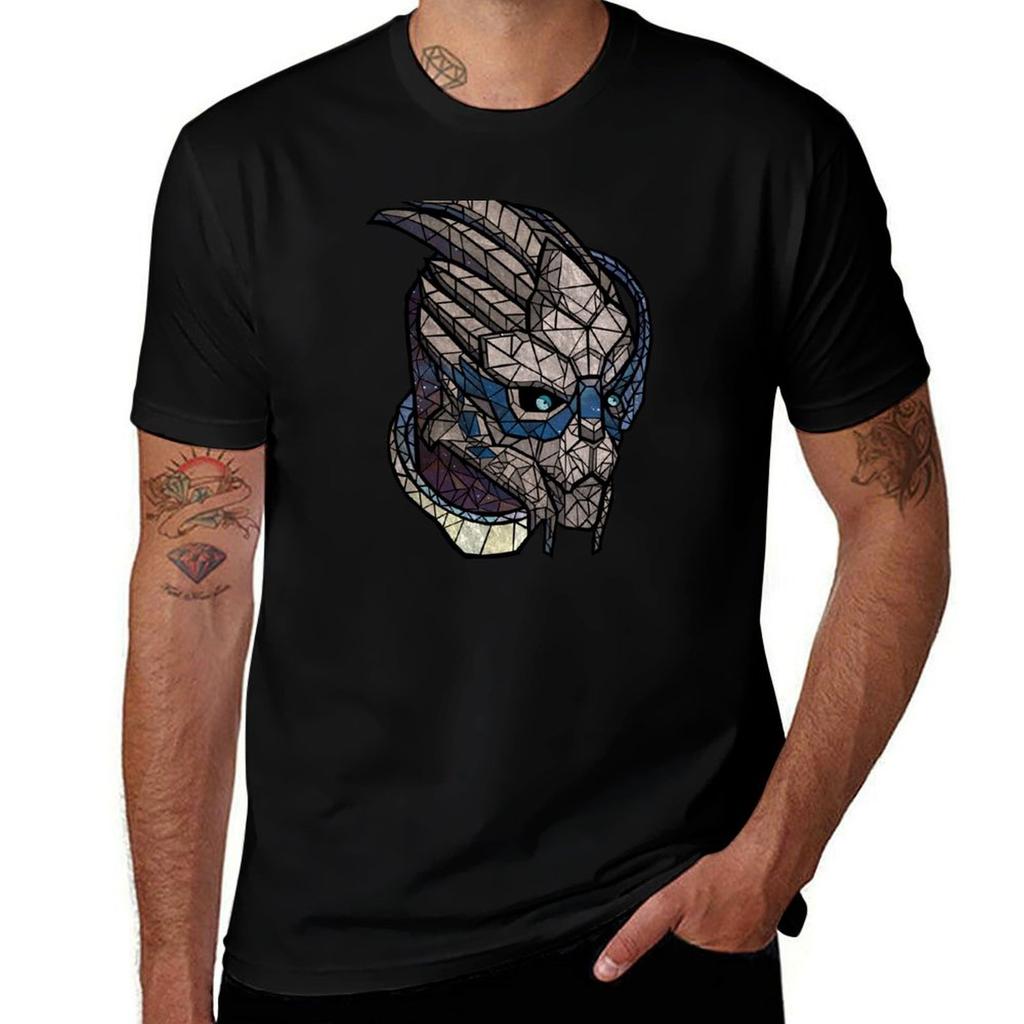 for t cotton shirt shirts t man T-Shirt Garrus Vakarian man cotton