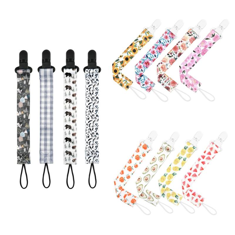 Silicone Pacifier Chain Pacifier Clip Holder Chain Anti-drop Flexible