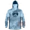 Herren Quick-Dry UV-Schutz Angel-Hoodie Langarm Outdoor Sportoberteil UPF50 Atmungsaktiv