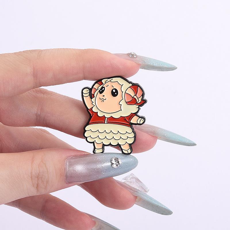 Casual Game Waldtiere Emaille-Pins Dorfbewohner Raymond Marschall Anstecknadeln Reversabzeichen Kleidung Tier Schmuck Geschenk für Freunde