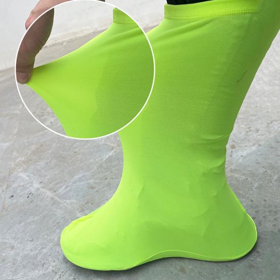 2Pcs Outdoor Shoes Covers Kids Men Women Universal Camping Hiking Travel Reusable Waterproof Sand-Proof High Top Snow Rain Boot Protector Covers