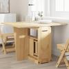 VidaXL Folding Butterfly Dining Table Corona Brown Wax Pine Wood, Kitchen Table, Restaurant Table, Dining Table 4013433