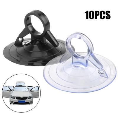 Priemer 45 mm Automobilový interiér 10 KS PVC materiál Prísavka slnečnej clony do auta Silný ťahací krúžok rybinová prísavka