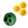 Dog Chew Toy for Small To Large Breeds Leak Food Fillable Treat Ball Teether Silicone Training Toy To Relieve Boredom