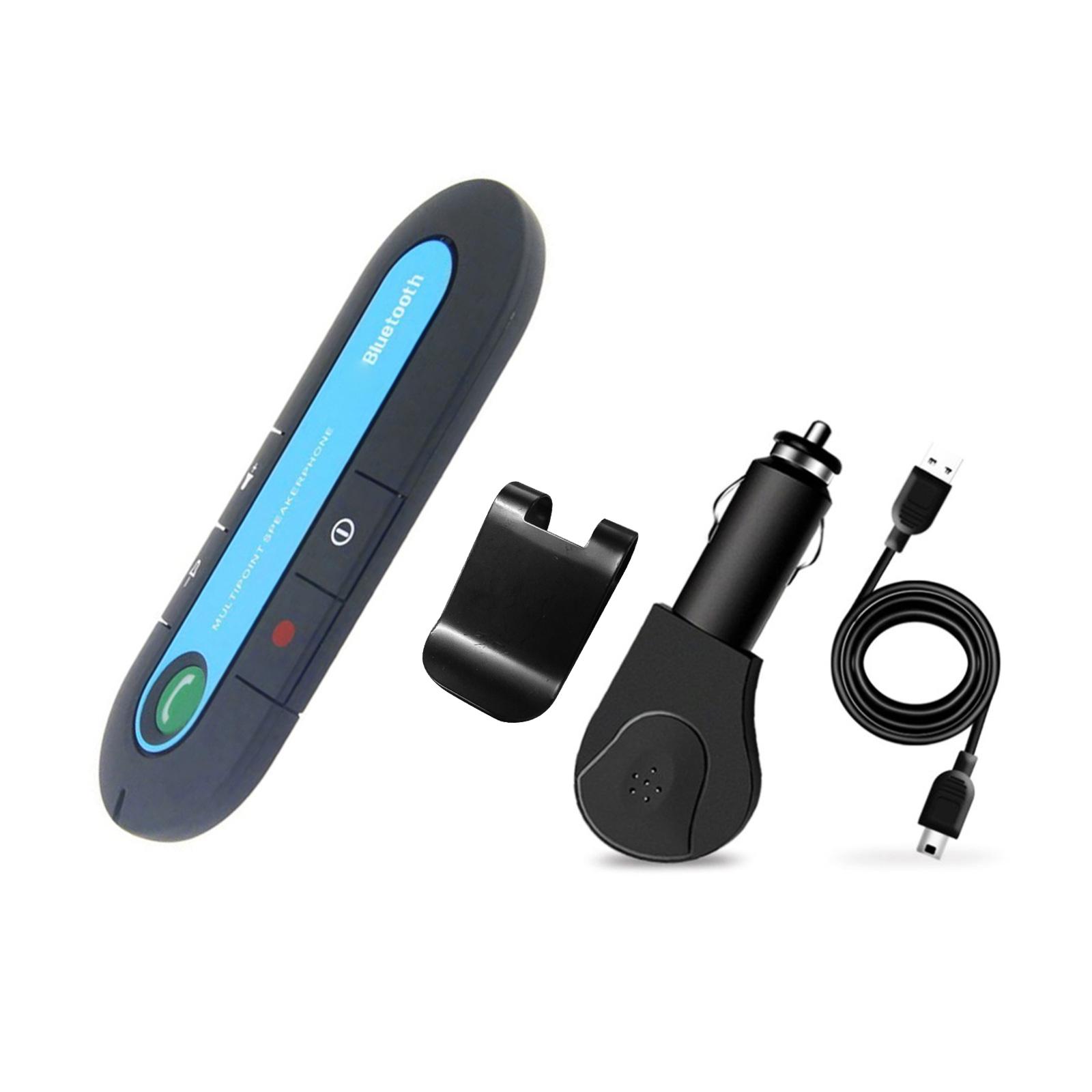 

Совместимый с Bluetooth громкоговоритель для сотового телефона, беспроводной автомобильный комплект, адаптер музыкального плеера с задним зажимом