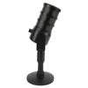 USB PC Microphone Clear Sound Pickup Adjustable Volume HIFI Condenser Mic with Mute Colorful Light