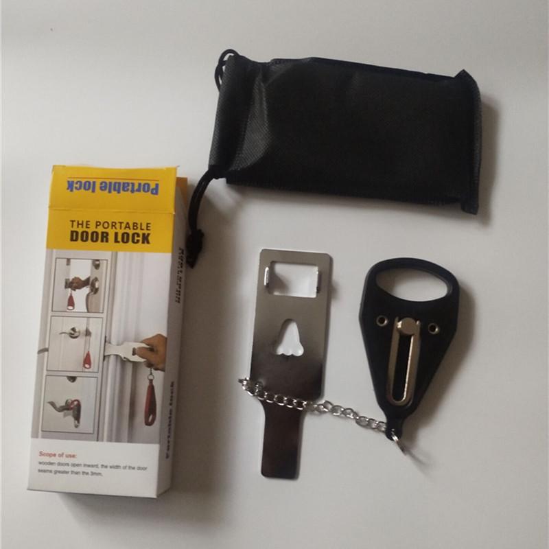 Travel Door Lock: Portable Anti-Theft Door Blocker & Stopper for Hotel Rooms