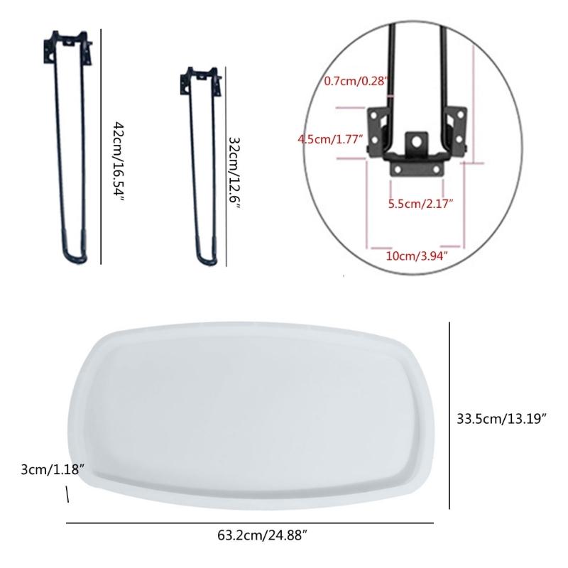Velká silikonová forma na odlévání říčního stolu DIY řemesla výroba šperků dekorace