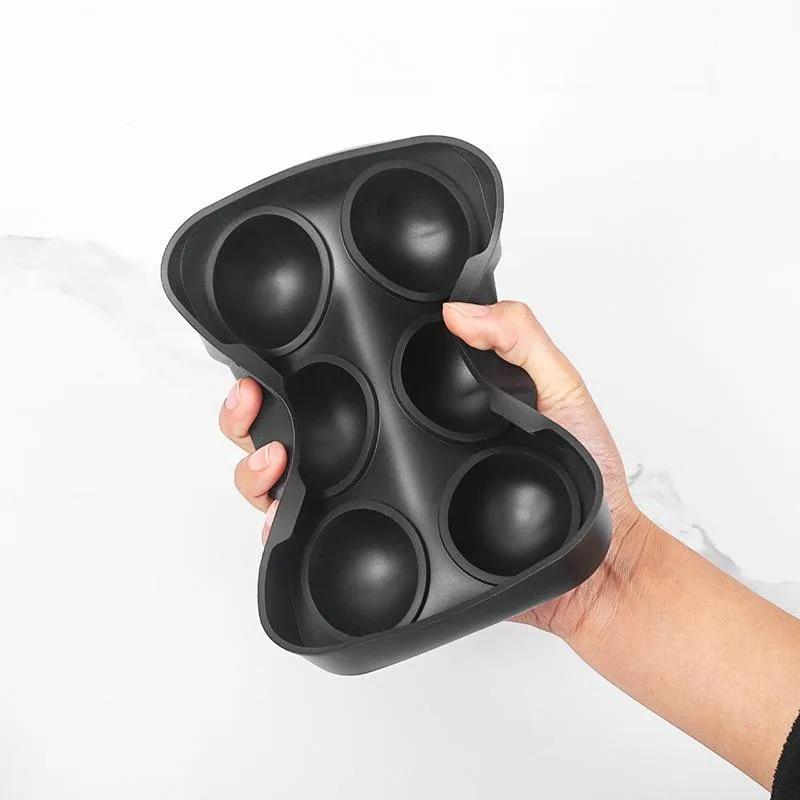 Silikon Eiswürfelform Runde Eiswürfelformen Große Eiswürfelformen für Whiskey Cocktails Bourbon Lebensmittelqualität Leicht zu lösen BPA-frei