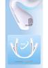 Lightweight Portable Neck Fan: 3-Speed Adjustable, Rechargeable, Ideal for Students, Office & Travel