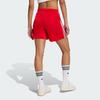 Adidas Logo Letter Embroidery Stripe Casual Shorts Women Bottoms Crimson IY7207
