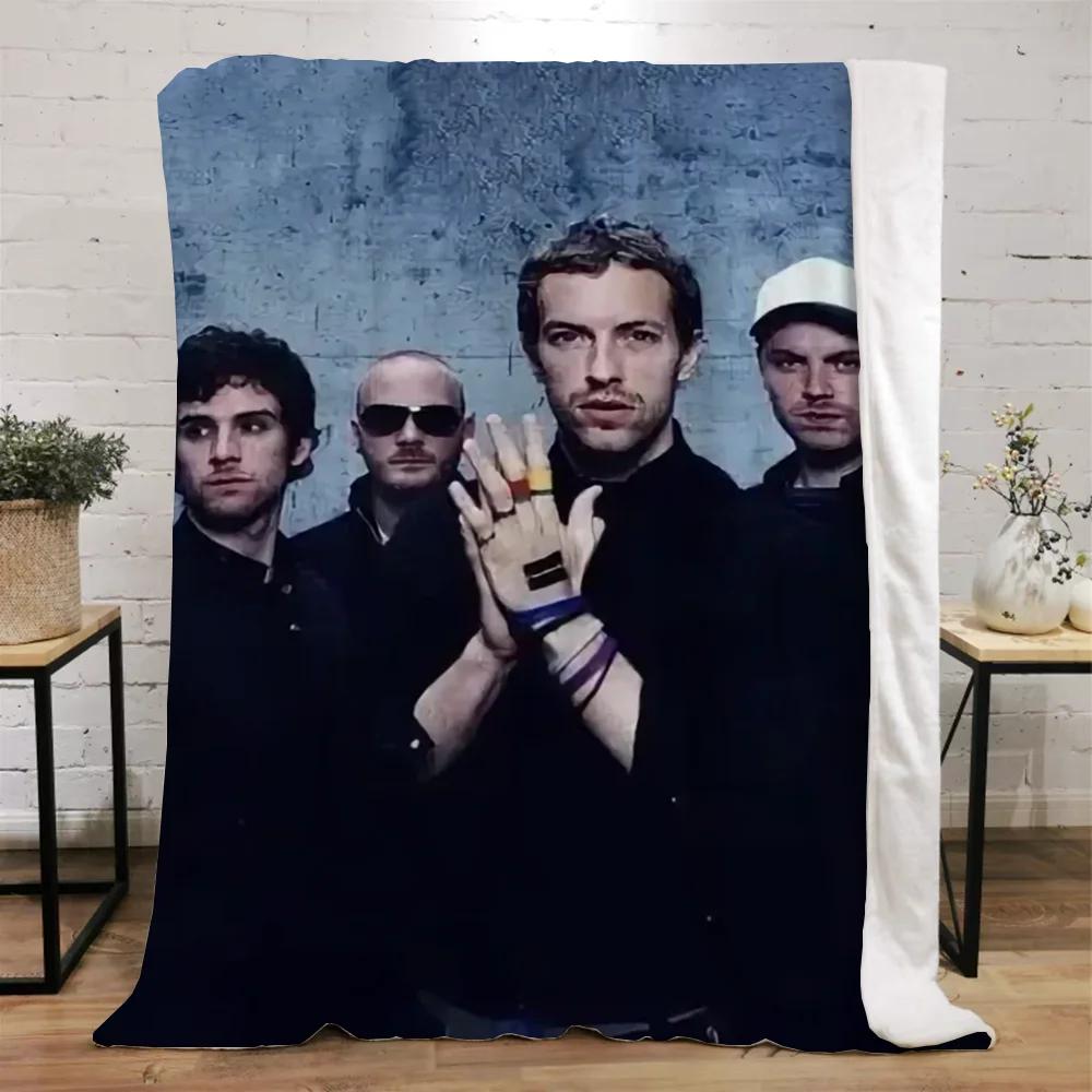 

Coldplay Кидает одеяла для дивана Роскошное плед-покрывало Размер King Пушистый Клетчатый Микрофибра Постельное белье Пляжное полотенце Домашний интерьер На колено 75x90cm