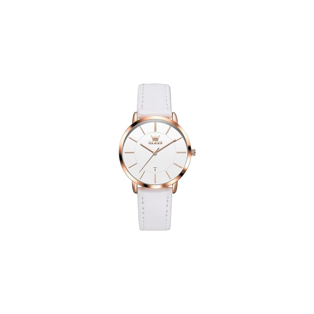 OLEVS Women s Analog Fashion Watch Waterproof Simple Dial Easy to Read Ladies Wristwatch