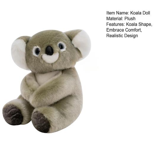 Koala Emosjonell Helbredelse Plysjleketøy Realistisk Design Koala Dukke Stresslindring Ultimat Emosjonell Følgeleketøy