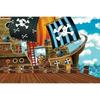 Pirate Treasure World Map Backdrop – Sailing Theme For Boy'S Kids Birthday Party, Photography Studio Decor Banner-Tapestry
