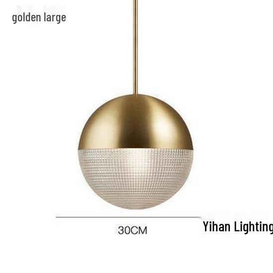 Nordic Modern Pendant Light – Minimalist Glass Fixture for Coffee Shops, Bedside, Bar Counters