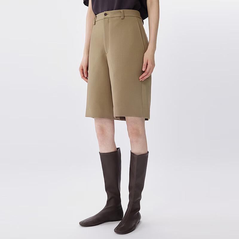 JNBY 25 Summer Loose Wide-Leg Capri Pants