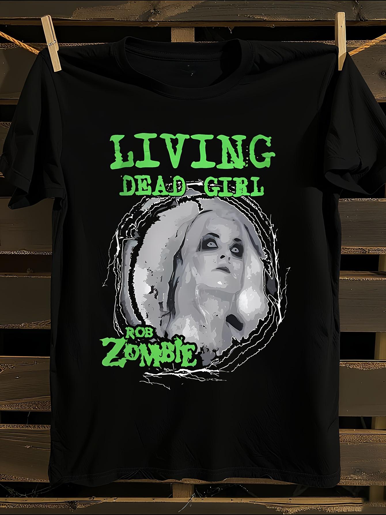 Rob Zombie Living Dead Girl Iconic Logo Graphic Tshirt M