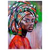 Colorful Canvas Paintings African Black Woman Graffiti Art Portrait Wall Posters Prints Abstract Girl Wall Art Pictures Decor