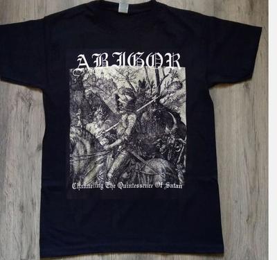 ABIGOR - Channeling The Quintessence Of Satan Back Unisex T-Shirt S-5XL Unisex T-Shirt