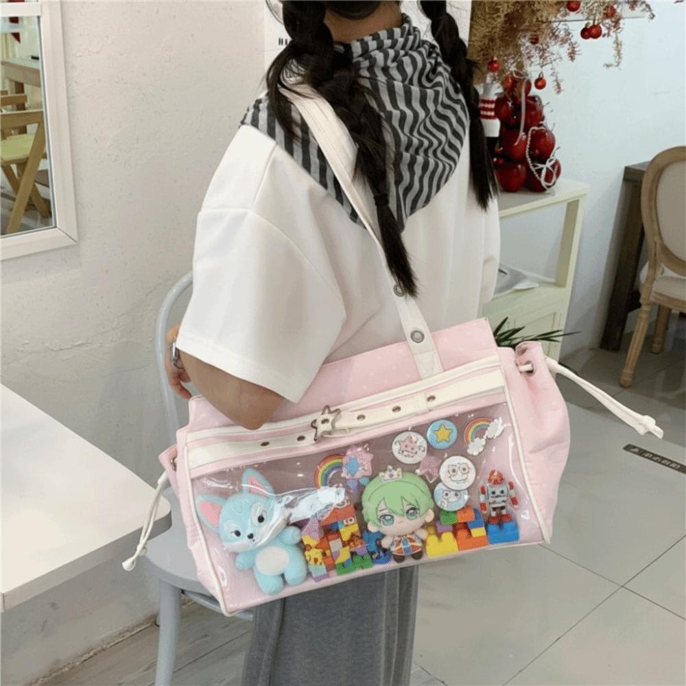Star Polka Dot Itabag Harajuku Anime Tote Bag Portable JK Uniform Handbag Girl