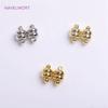 18K Gold Plating Brass Mag-Lok Magnetic Clasp Strong Magnetic Clasp Connector DIY Jewellery Making Supplies Wholesale